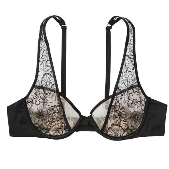Victoria’s Secret Floral Plunge Bra